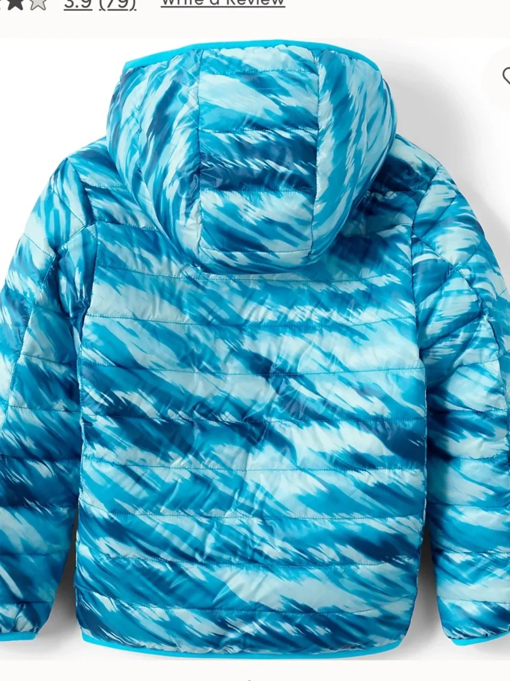 Lands’ End Kids Reversible Insulated Fleece Jacket - medium 8